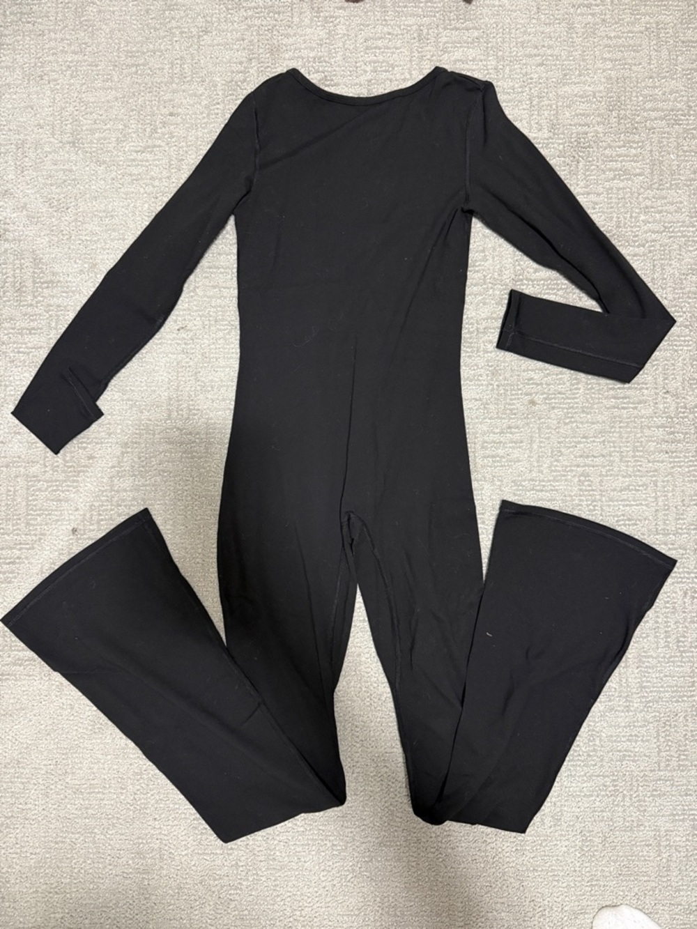 Black Long Sleeve Jumpsuit